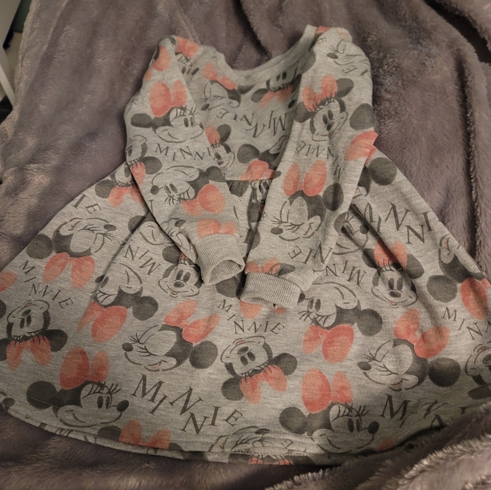 Minnie Mouse long sleeved dress
